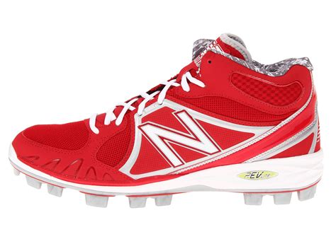 Lyst - New balance Mid-cut 4040v3 Tpu Molded Cleat in Red for Men