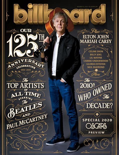 Billboard Magazine 125th Anniversary Issue — Joel Felix Design Studio