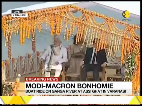 Modi and Macron enjoy a boat ride on Assi ghat - World News