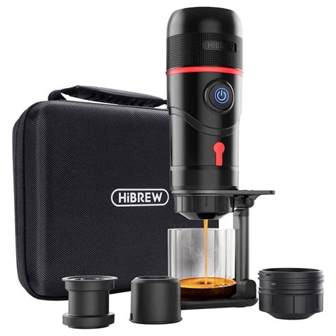 HiBREW H4 Portable Car Coffee Machine, 15 Bar Pressure, DC 12V Espresso ...