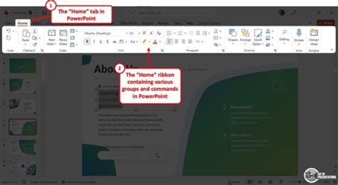 Home Tab in PowerPoint [How to Access & Use It!] - Art of Presentations