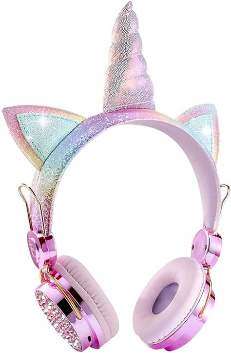 Wireless Kids Headphones for Girls Unicorn Wireless: Amazon.co.uk ...