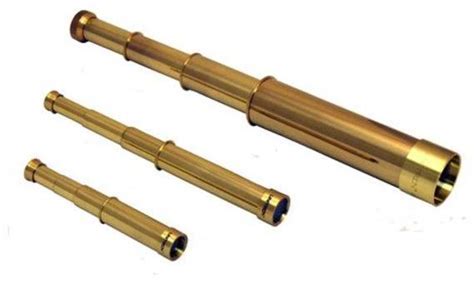 Polished Brass Telescope, for Magnifie View, Color : Golden at Best Price in Roorkee