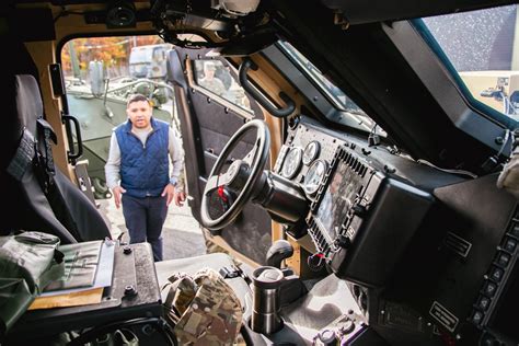 DVIDS - Images - Jorge Morales-Lopez views the interior of the JLTV ...