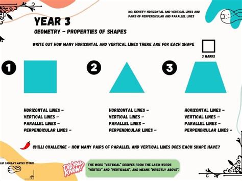 Horizontal, vertical, parallel and perpendicular lines worksheets and ...