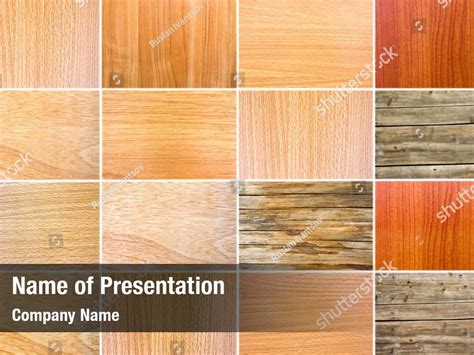 Collection wood textures PowerPoint Template - Collection wood textures PowerPoint Background