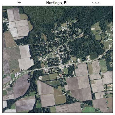 Aerial Photography Map of Hastings, FL Florida