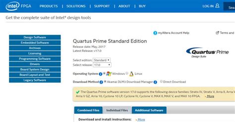 Intel Quartus Prime Standard Free Download