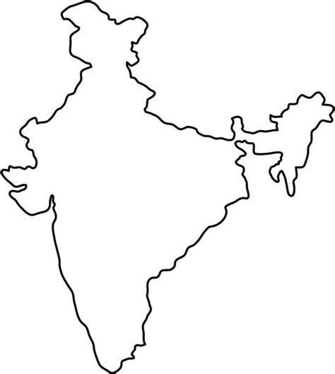 World Map Outline Easy To Draw Best Of India Map Outline A4 Size Map Of ...