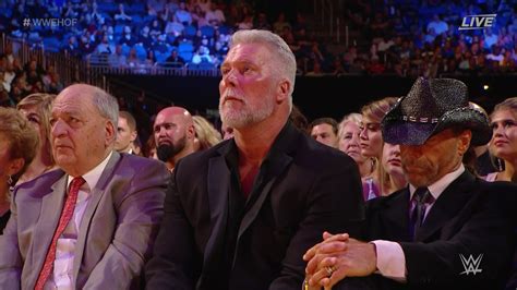 A very good photo of Shawn Michaels at the WWE Hall of Fame ceremony ...