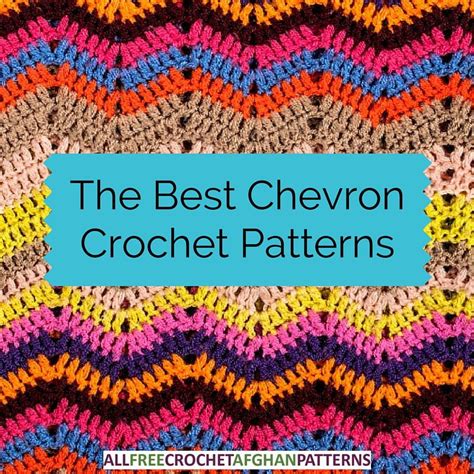 The Best Chevron Crochet Patterns | AllFreeCrochetAfghanPatterns.com