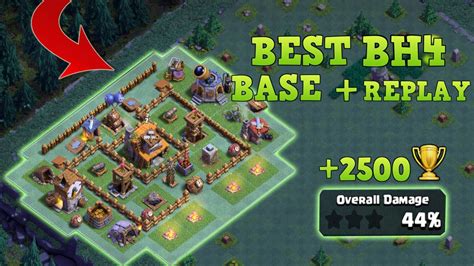 Builder Hall 4 Base 2023 / BH4 Builder Base + Defense Replay / Anti 2 ...