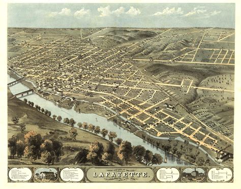 Historic Map - Syracuse, NY - 1868 | World Maps Online