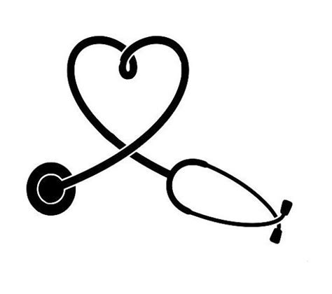 Stethoscope Silhouette at GetDrawings | Free download