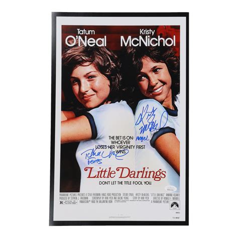 Kristy McNichol & Tatum O'Neal Signed "Little Darlings" 11x17 Photo ...