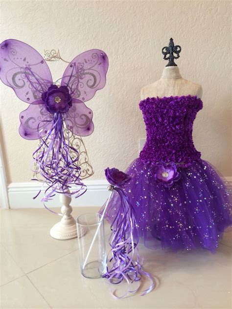 Purple Fairy Costume Purple Tutu Purple Fairy by partiesandfun