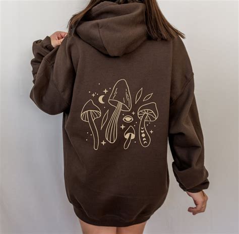 Mushroom Hoodie Trendy Hoodie Mushroom Sweater Mushroom - Etsy