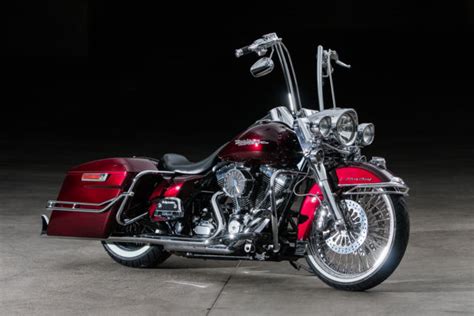 2011 Custom Road King Cholo Style Touring Bagger Candy Brandywine Just ...