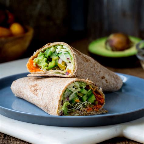 Whole-Wheat Veggie Wrap Recipe - EatingWell