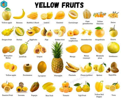 42 Yellow Fruits: All Yellow Fruits Names with Interesting Pictures ...