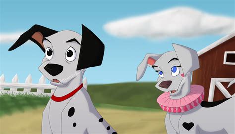 Lucky and Rebecca from 101 Dalmatians the cartoon. | Disney fan art ...