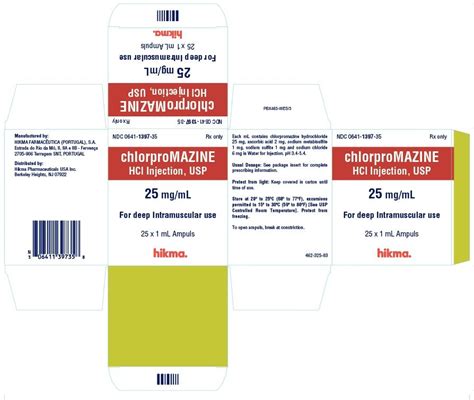 Chlorpromazine: Package Insert - Drugs.com