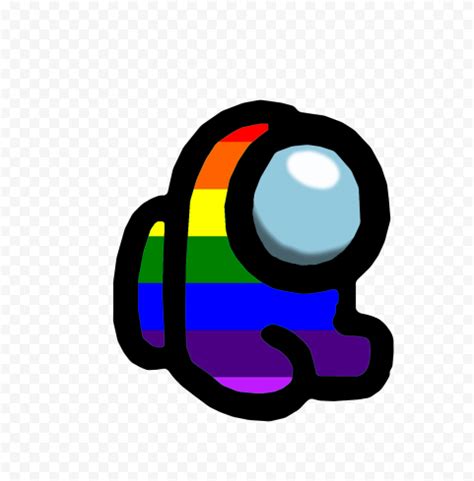 HD Rainbow Among Us Character PNG | Citypng