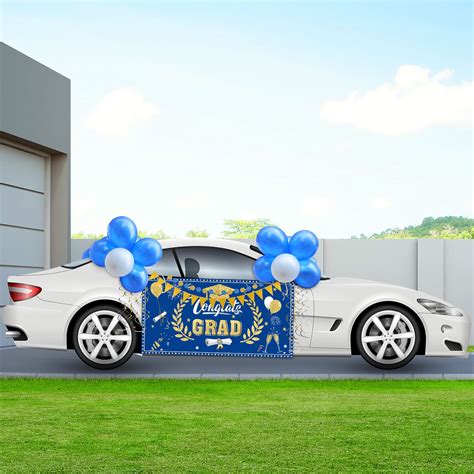 Buy Graduation Party Decorations 2021 Graduation Parade Car Decorations Kit Congrats Grad Car ...