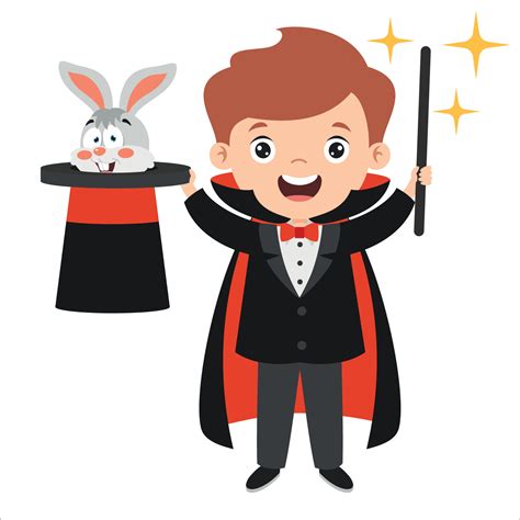 Cartoon Drawing Of A Magician 5519973 Vector Art at Vecteezy