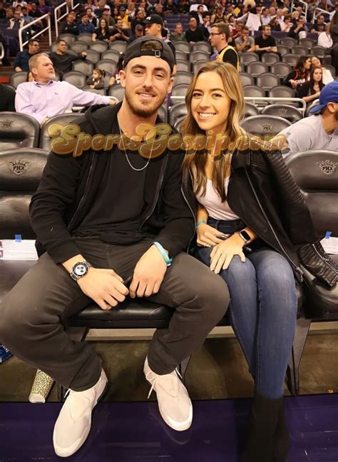 Cody Bellinger and His Girlfriend Sabrina Denhamm Took in an NBA Game ...