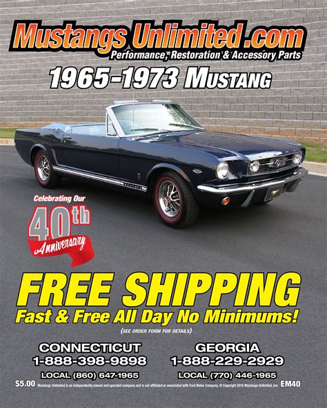 New 1965-1973 #Mustangparts catalog is out! #Milestone 40 Years! #ford ...