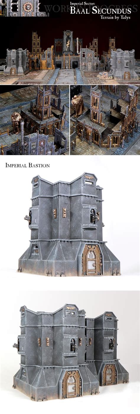 Imperial, Terrain, Imperial Bastion & Baal Secundus WIP | Wargaming terrain, Warhammer terrain ...