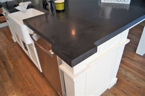 Black Absolute granite honed. Straight edge | Countertops, Granite ...