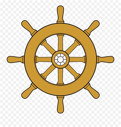 Ship Wheel Clipart Png - Steering Wheel Boat Png Emoji,Steering Wheel Emoji - free transparent ...