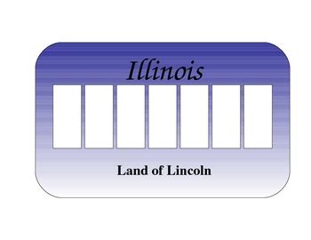 Blank Illinois License Plate by kirstenjean6 | Teachers Pay Teachers