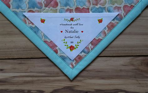 Triangle Quilt Label Personalized Sewing Labels