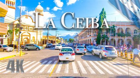 [4K] La Ceiba, Atlántida, Honduras 🇭🇳 Virtual Driving Tour around the ...