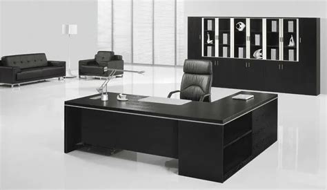 Black Office Furniture Set Wooden Executive Desk 7.9ft (foh-ba24-b ) - Buy Executive Desk ...