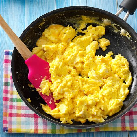 Fluffy Scrambled Eggs Recipe | Taste of Home