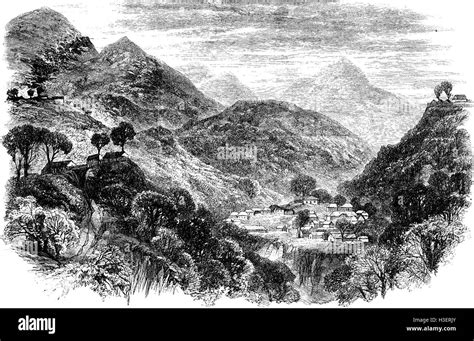 BHUTAN War in Bhutan View of Buxa Dooars 1865. Illustrated London News ...