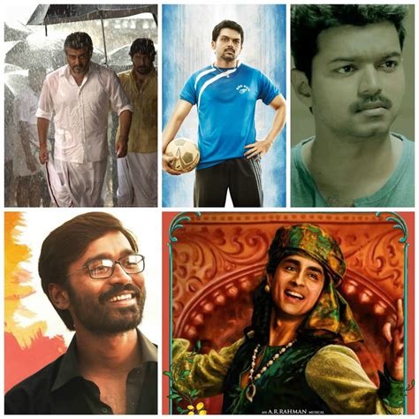 62nd Filmfare Awards South Tamil Nomintations: Ajith, Vijay, Dhanush ...