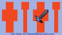 Cool Netherite Sword Minecraft Skin