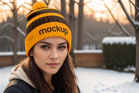 Winter Hat Mockup – Free Design Resources