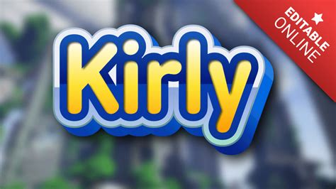 Kirby Logo | Text Effect Generator