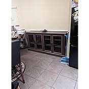 Amazon.com - BELLEZE Modern 70 Inch Farmhouse Wood Sideboard Buffet Entertainment Center with ...