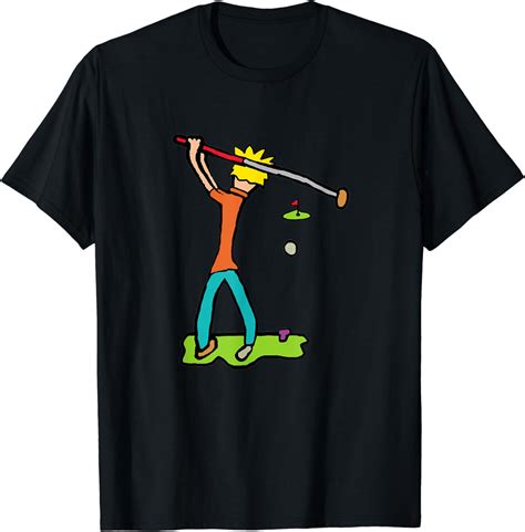 Golf T-Shirt: Amazon.co.uk: Clothing