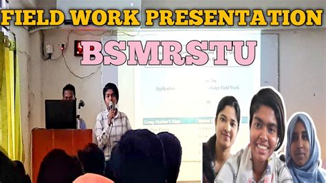 Field Work Presentation || Department of Sociology, BSMRSTU, Gopalganj ...