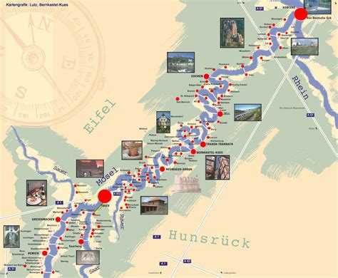 Mosel Wine Region Map