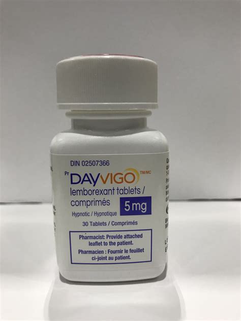 Health Canada Authorizes DAYVIGO™ (lemborexant)