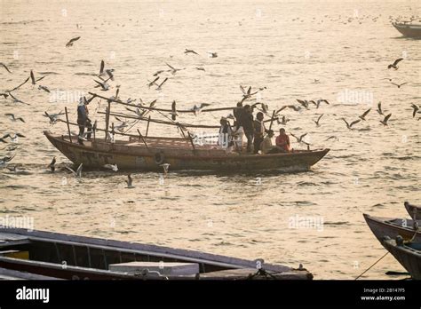 River Ganga, Varanasi, India, Asia Stock Photo - Alamy